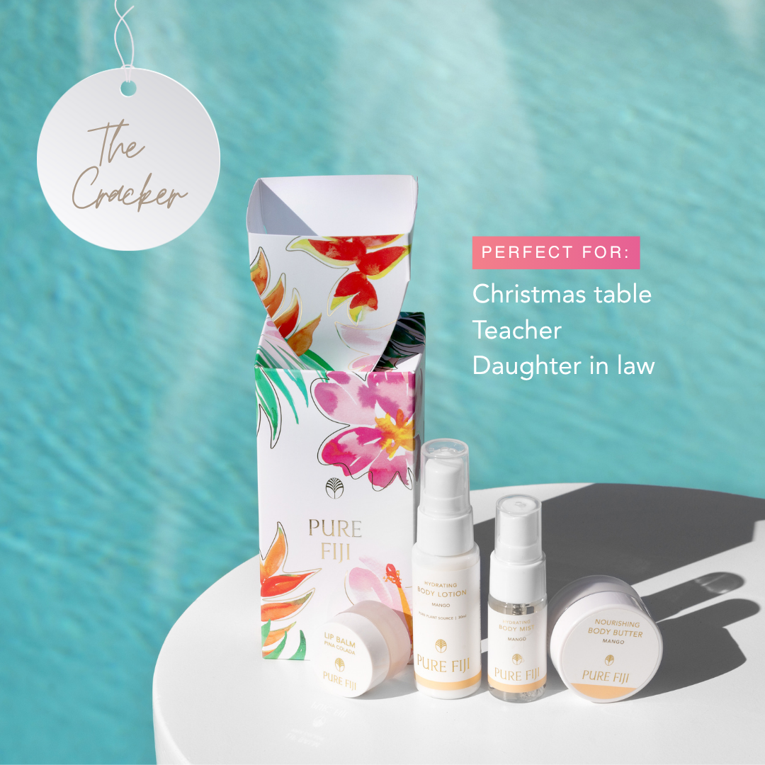Christmas Cracker Gift Set NZ | Pure Fiji Mini Beauty Set